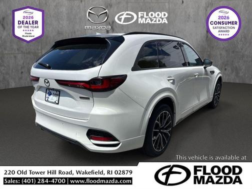 Rhodium White Premium 2026 Mazda CX-70 3.3 TURBO S PREMIUM