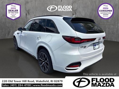 Rhodium White Premium 2026 Mazda CX-70 3.3 TURBO S PREMIUM