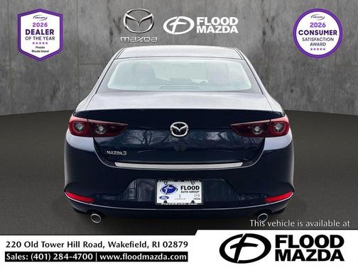 Deep Crystal Blue Mica 2026 Mazda Mazda3 FWD w/Select Package