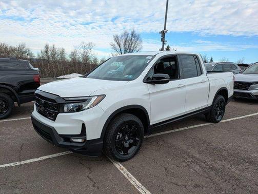 Platinum White Pearl 2026 Honda Ridgeline Black