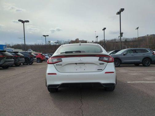 Platinum White Pearl 2026 Honda Civic Hybrid Sport Touring