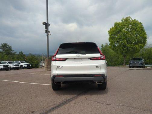 Platinum White Pearl 2026 Honda CR-V Hybrid Sport Touring AWD
