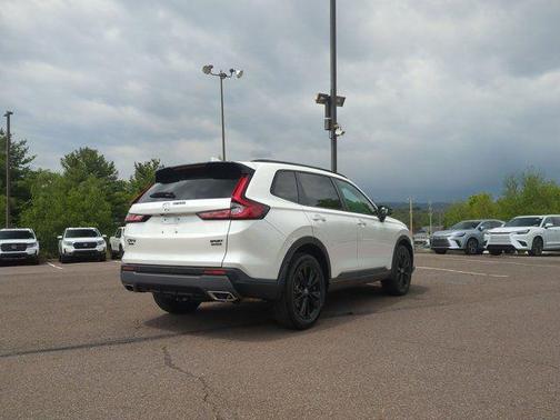 Platinum White Pearl 2026 Honda CR-V Hybrid Sport Touring AWD