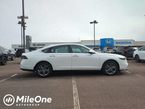 Platinum White Pearl 2026 Honda Accord Hybrid EX-L