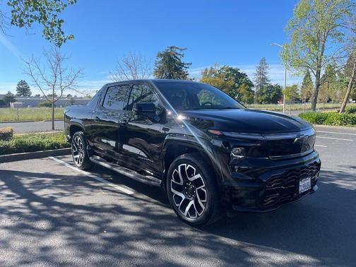 Black 2024 Chevrolet Silverado EV First-Edition RST 4WD