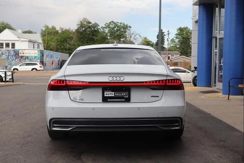 White 2019 Audi A7 55 Premium
