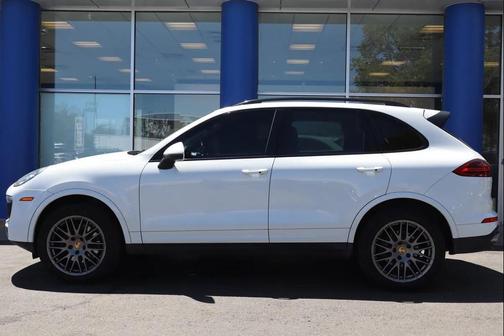 White 2017 Porsche Cayenne Platinum Edition