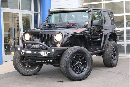 Black Clearcoat 2017 Jeep Wrangler Willys Wheeler