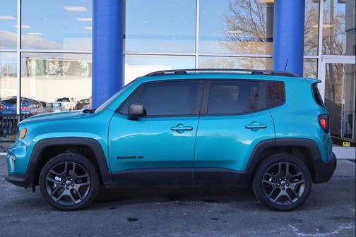Bikini Metallic Clearcoat 2021 Jeep Renegade 80th Anniversary 4x4
