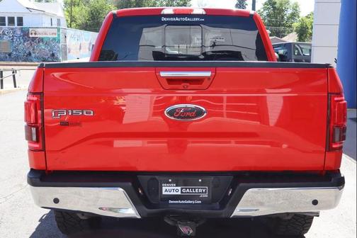Red 2017 Ford F-150 Lariat