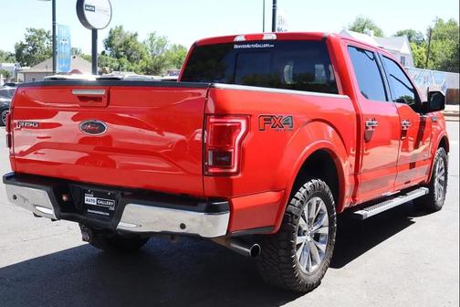Red 2017 Ford F-150 Lariat