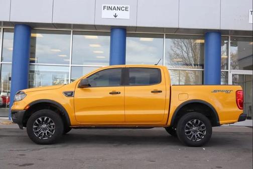 Cyber Orange Metallic Tricoat 2022 Ford Ranger XLT