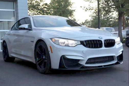 White 2015 BMW M4 Base