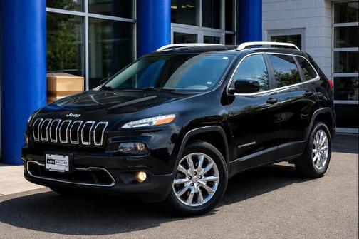 Brilliant Black Crystal Pearlcoat 2016 Jeep Cherokee Limited