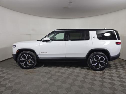 Glacier White 2024 Rivian R1S Adventure Quad Motor Large Pack