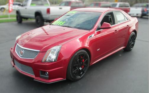 Crystal Red Tintcoat 2011 Cadillac CTS-V Base