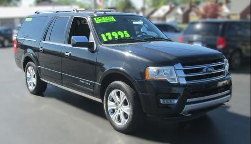 Tuxedo Black Metallic 2015 Ford Expedition EL Platinum
