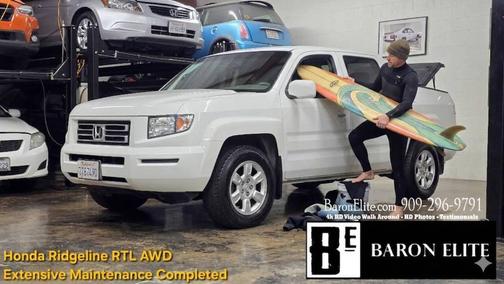 White 2006 Honda Ridgeline RTL