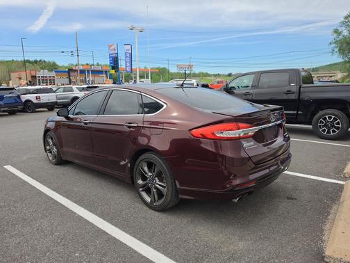 Burgundy 2017 Ford Fusion Sport