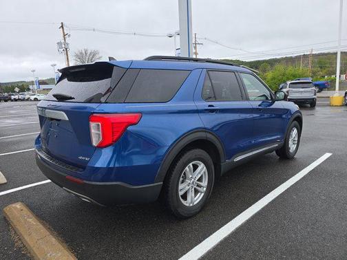 Atlas Blue Metallic 2022 Ford Explorer XLT
