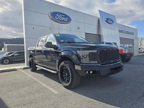 Shadow Black 2018 Ford F-150 XLT