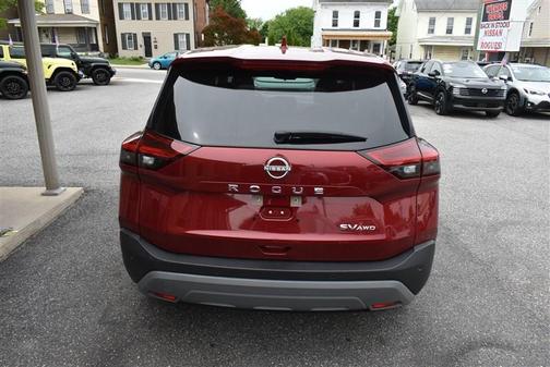 Scarlet Ember Tintcoat 2023 Nissan Rogue SV