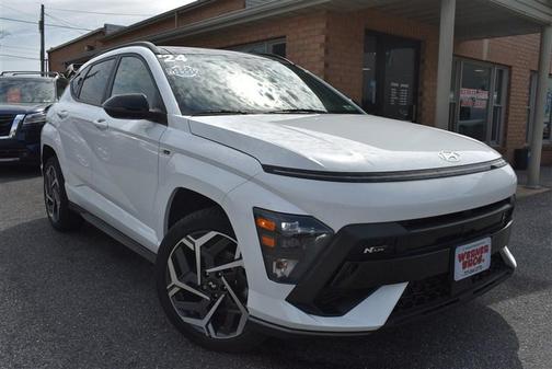 Atlas White 2024 Hyundai KONA N Line