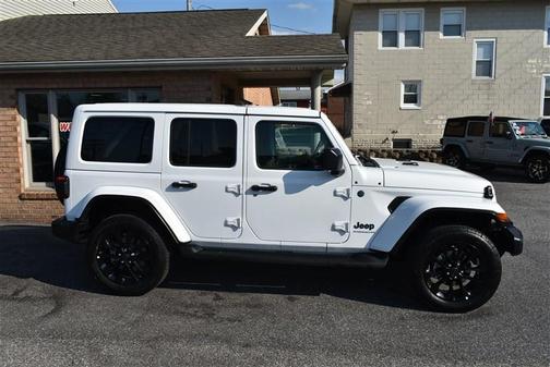 Bright White Clearcoat 2025 Jeep Wrangler 4xe Sahara