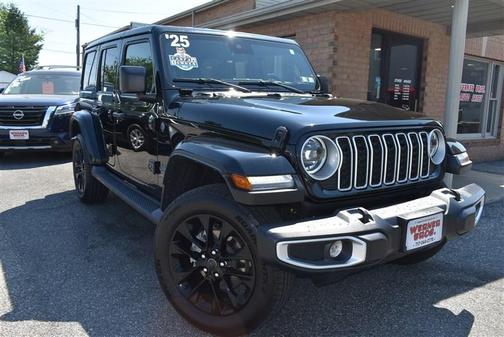 Black Clearcoat 2025 Jeep Wrangler 4xe Sahara