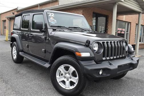 Granite Crystal Metallic Clearcoat 2022 Jeep Wrangler Unlimited Sport