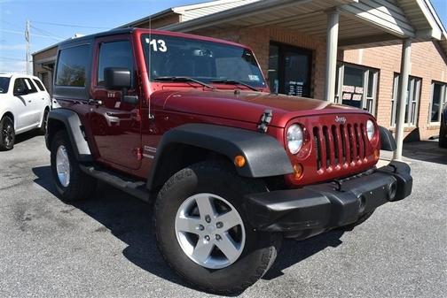 Deep Cherry Red Crystal Pearlcoat 2013 Jeep Wrangler Sport