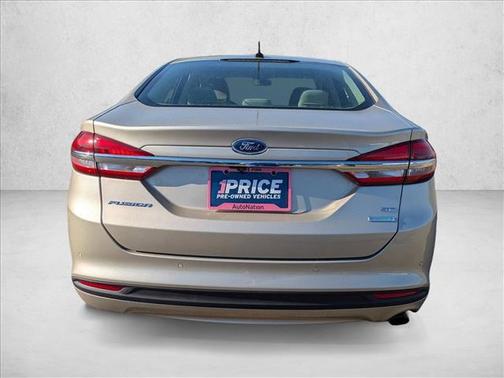 White Gold Metallic 2018 Ford Fusion SE