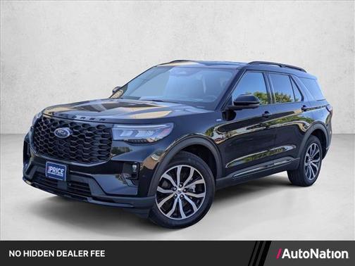 Agate Black Metallic 2025 Ford Explorer ST-Line