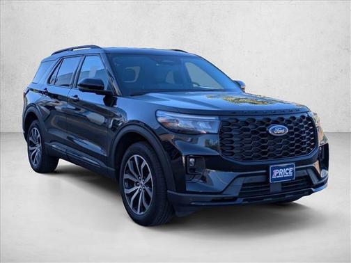 Agate Black Metallic 2025 Ford Explorer ST-Line