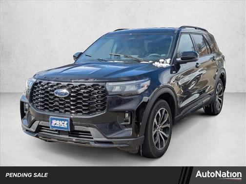 Agate Black Metallic 2025 Ford Explorer ST-Line
