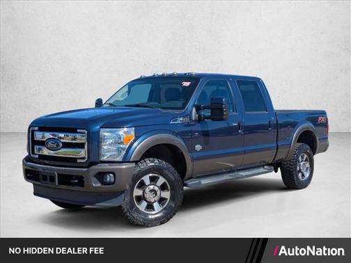 Blue Jeans Metallic 2015 Ford F-350 King Ranch