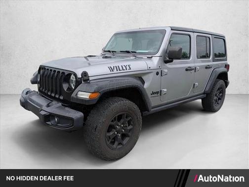 Billet Silver Metallic Clearcoat 2020 Jeep Wrangler Unlimited Willys 4x4