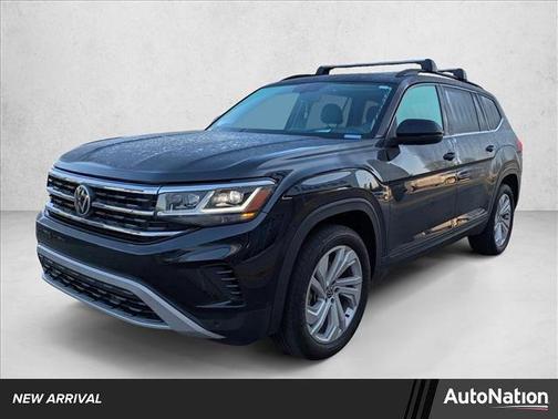 Tourmaline Blue Metallic 2023 Volkswagen Atlas 2.0T SE w/Technology 4MOTION