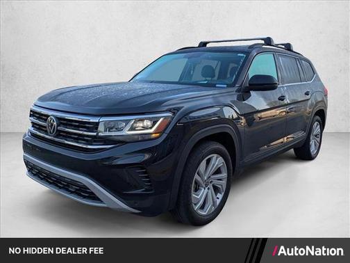 Tourmaline Blue Metallic 2023 Volkswagen Atlas 2.0T SE w/Technology 4MOTION