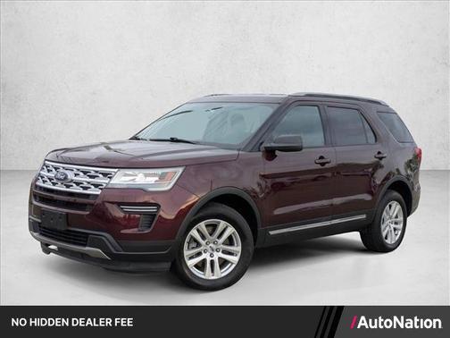 Burgundy Velvet Metallic Tinted Clearcoat 2019 Ford Explorer XLT