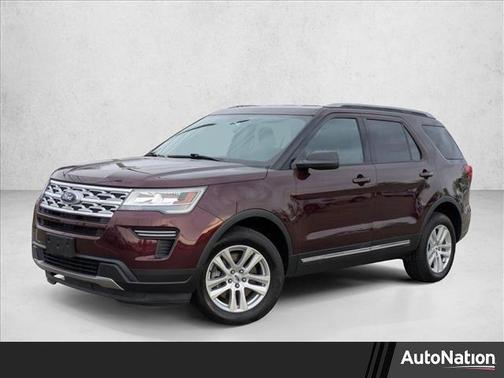 Burgundy Velvet Metallic Tinted Clearcoat 2019 Ford Explorer XLT