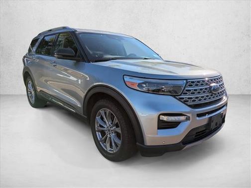 Iconic Silver Metallic 2022 Ford Explorer Limited