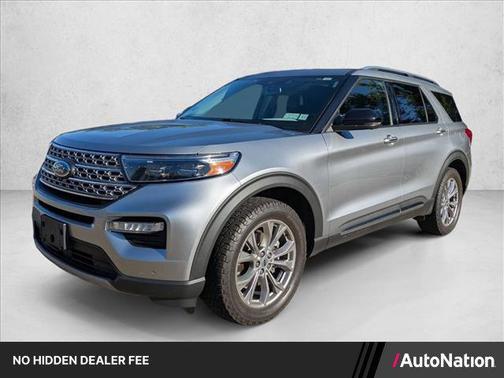 Iconic Silver Metallic 2022 Ford Explorer Limited