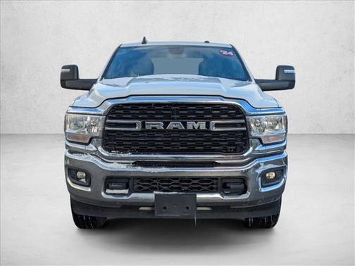 Bright White Clearcoat 2024 RAM 3500 Big Horn Crew Cab 4x4 8' Box