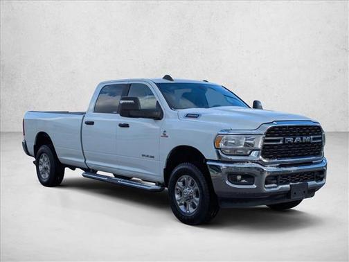 Bright White Clearcoat 2024 RAM 3500 Big Horn Crew Cab 4x4 8' Box