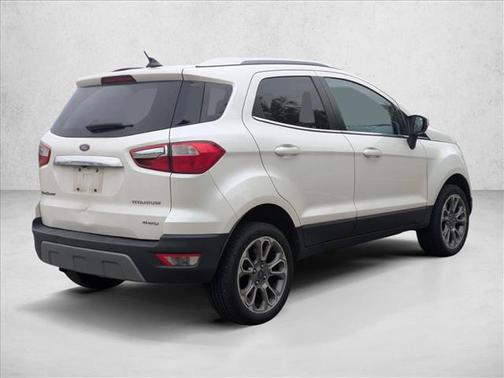 White Platinum Metallic Tri-Coat 2018 Ford EcoSport Titanium