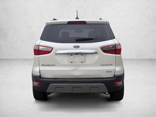 White Platinum Metallic Tri-Coat 2018 Ford EcoSport Titanium