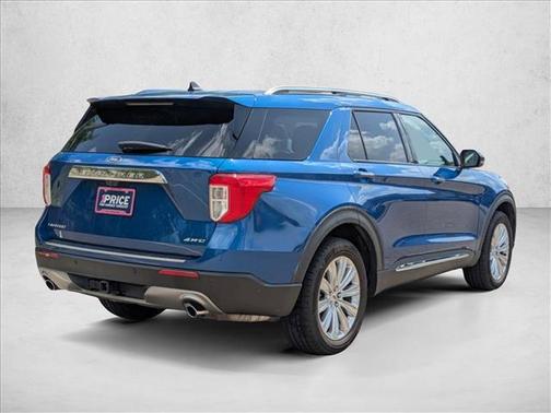 Atlas Blue Metallic 2021 Ford Explorer Limited