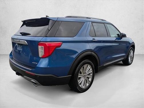 Atlas Blue Metallic 2021 Ford Explorer Limited