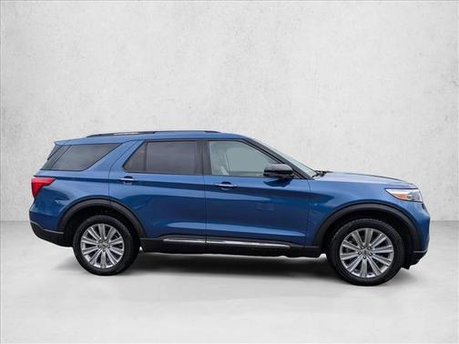 Atlas Blue Metallic 2021 Ford Explorer Limited